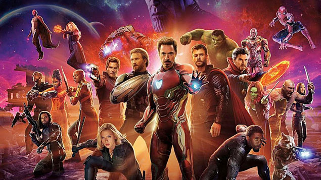 Top 25 Movie Avengers: Infinity War